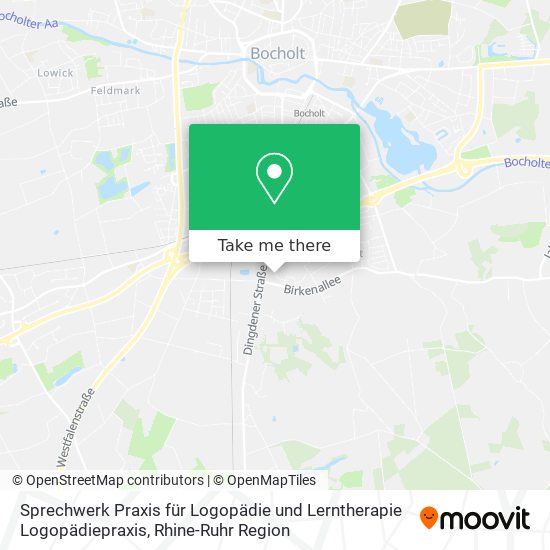 Sprechwerk Praxis für Logopädie und Lerntherapie Logopädiepraxis map