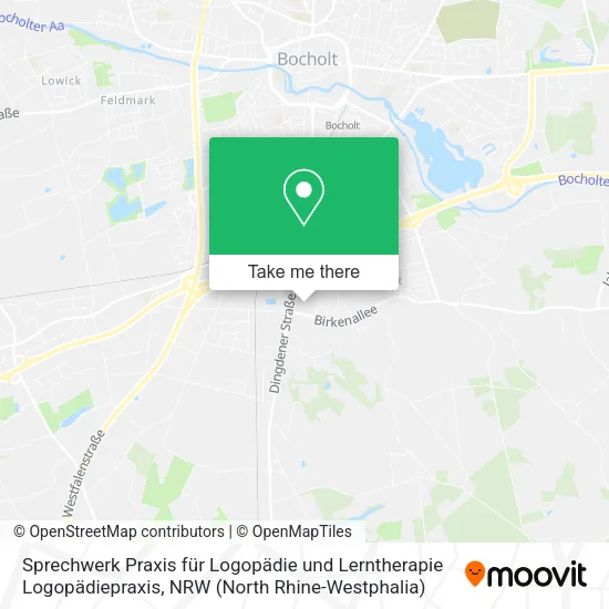 Карта Sprechwerk Praxis für Logopädie und Lerntherapie Logopädiepraxis