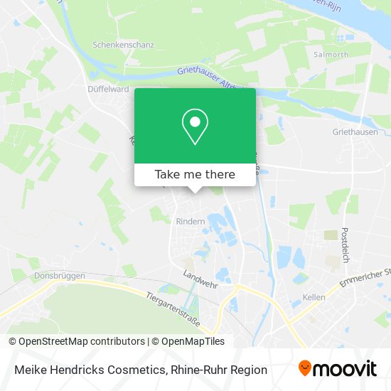 Meike Hendricks Cosmetics map
