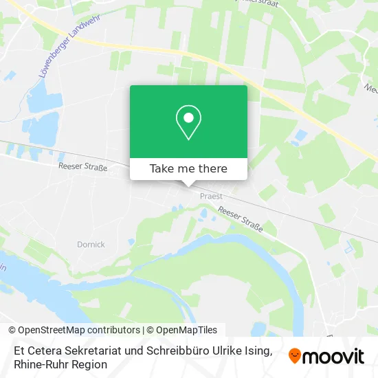 Карта Et Cetera Sekretariat und Schreibbüro Ulrike Ising