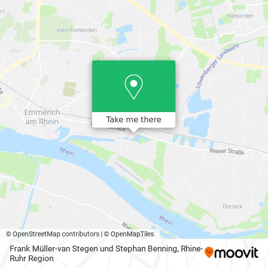 Frank Müller-van Stegen und Stephan Benning map