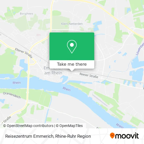 Карта Reisezentrum Emmerich