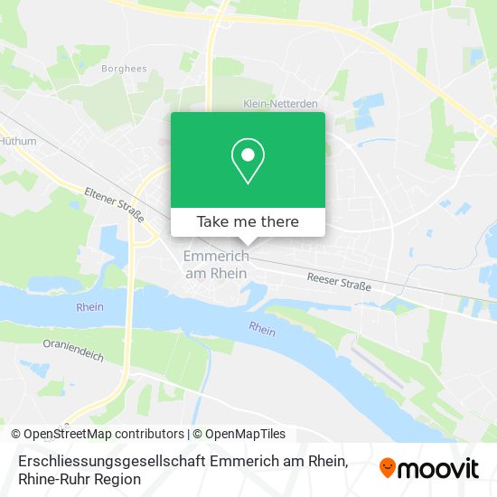 Карта Erschliessungsgesellschaft Emmerich am Rhein
