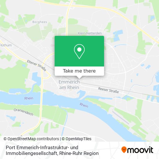 Port Emmerich-Infrastruktur- und Immobiliengesellschaft map