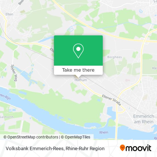 Volksbank Emmerich-Rees map