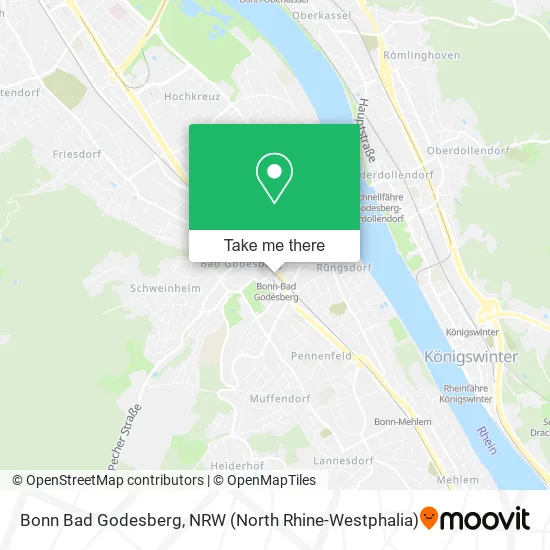 Карта Bonn Bad Godesberg