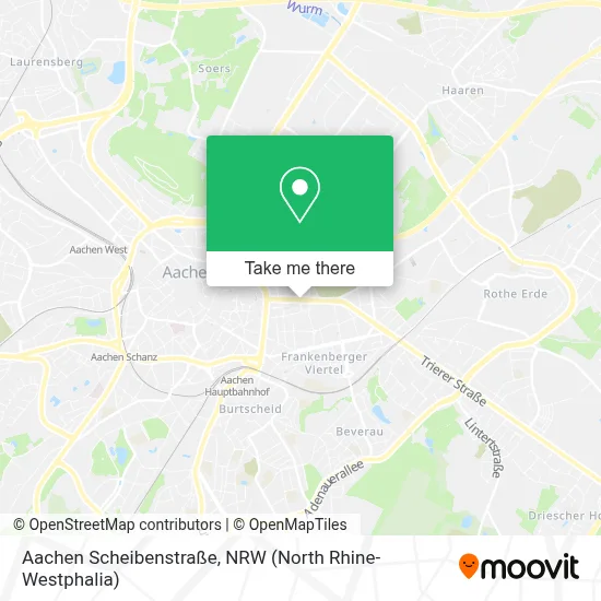 Aachen Scheibenstraße map