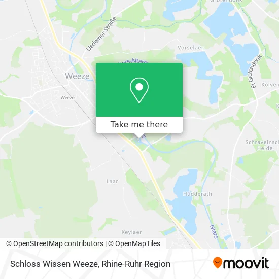 Карта Schloss Wissen Weeze