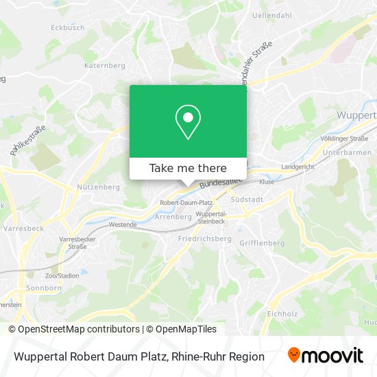 Wuppertal Robert Daum Platz map