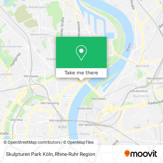 Skulpturen Park Köln map