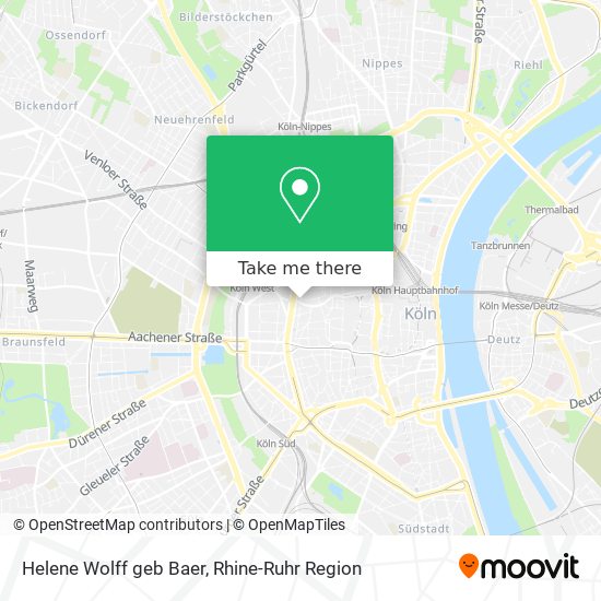 Helene Wolff geb Baer map