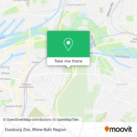 Карта Duisburg Zoo
