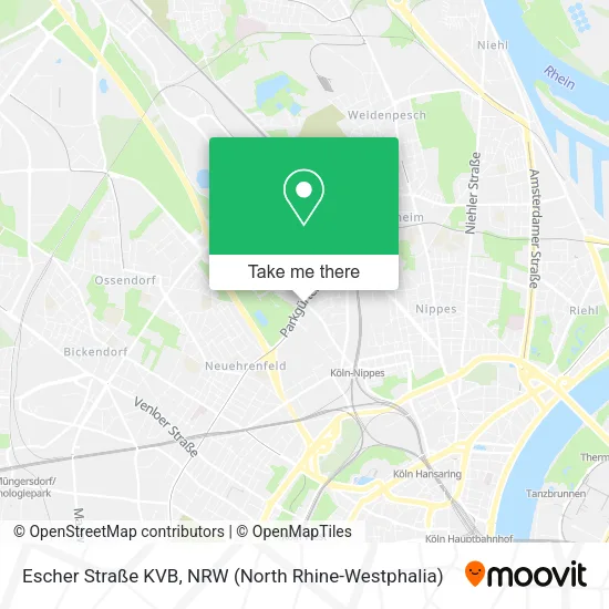 Карта Escher Straße KVB