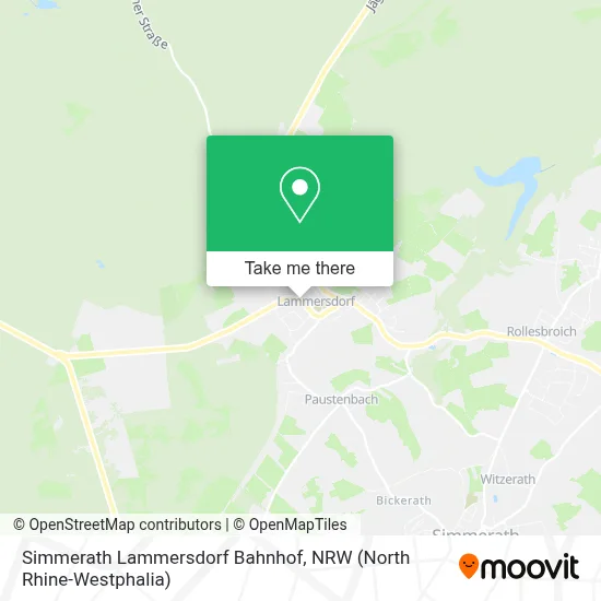 Simmerath Lammersdorf Bahnhof map