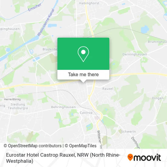 Eurostar Hotel Castrop Rauxel map