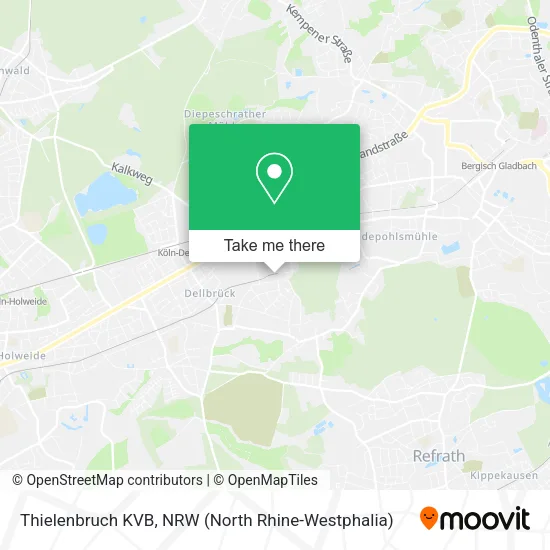 Карта Thielenbruch KVB