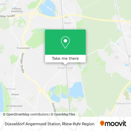 Карта Düsseldorf Angermund Station