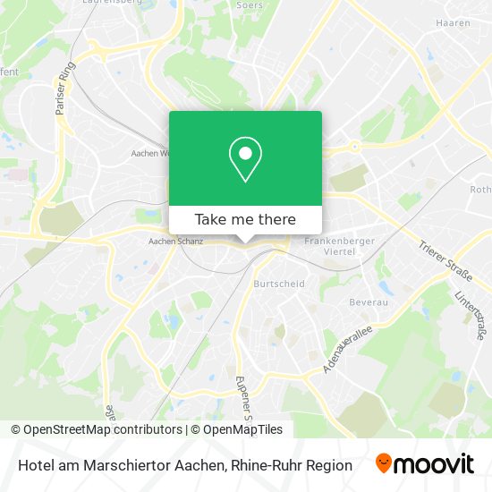 Hotel am Marschiertor Aachen map