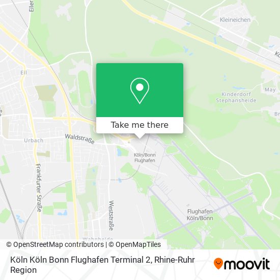 Köln Köln Bonn Flughafen Terminal 2 map