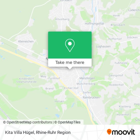 Kita Villa Hügel map