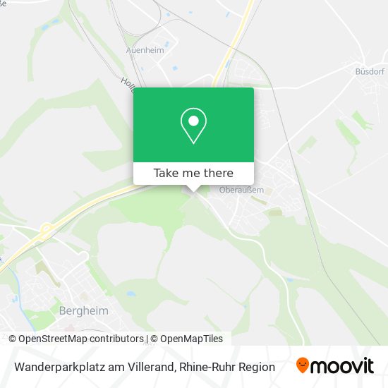 Карта Wanderparkplatz am Villerand