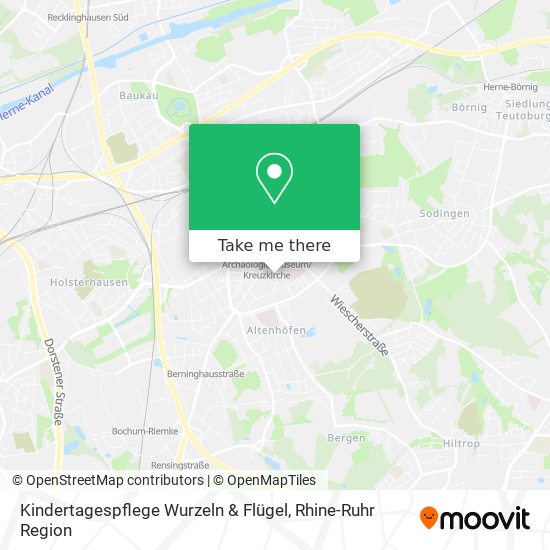 Kindertagespflege Wurzeln & Flügel map