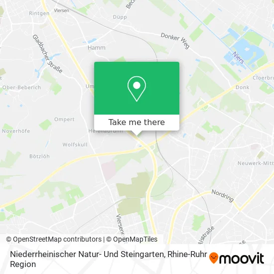 Карта Niederrheinischer Natur- Und Steingarten