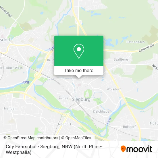 City Fahrschule Siegburg map