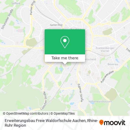 Erweiterungsbau Freie Waldorfschule Aachen map