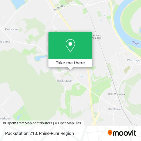 Карта Packstation 213