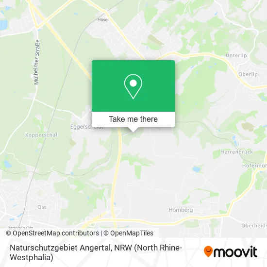 Карта Naturschutzgebiet Angertal