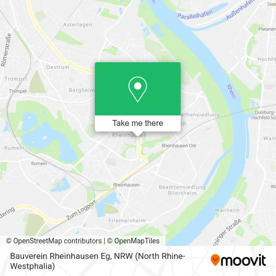 Карта Bauverein Rheinhausen Eg