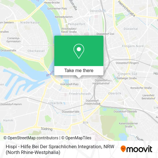 Карта Hispi - Hilfe Bei Der Sprachlichen Integration
