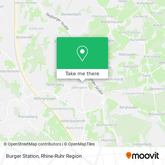 Burger Station map
