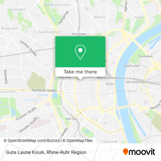 Gute Laune Kiosk map