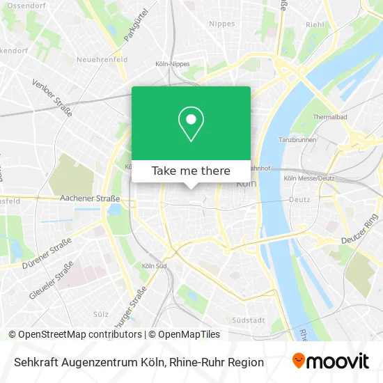 Карта Sehkraft Augenzentrum Köln
