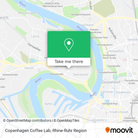 Copenhagen Coffee Lab map