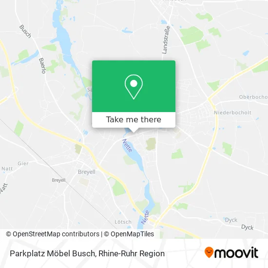 Карта Parkplatz Möbel Busch