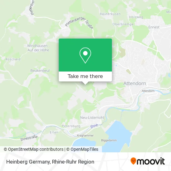Карта Heinberg Germany