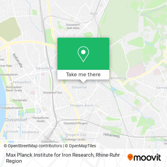 Max Planck Institute for Iron Research map