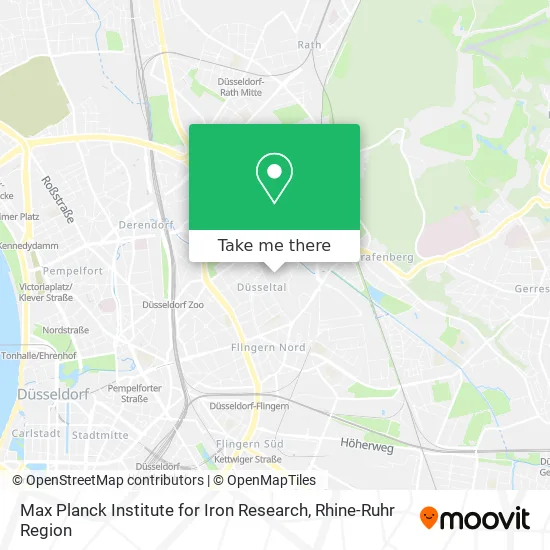 Карта Max Planck Institute for Iron Research