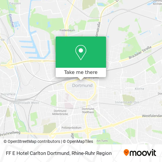 Карта FF E Hotel Carlton Dortmund