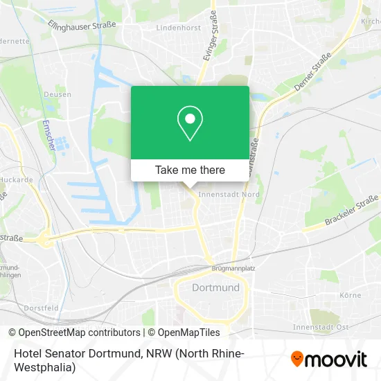Hotel Senator Dortmund map