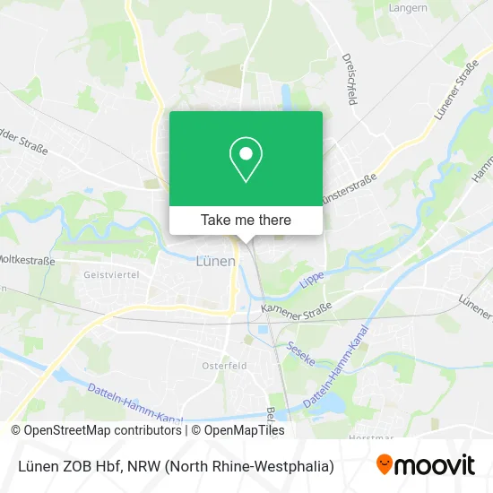 Lünen ZOB Hbf map