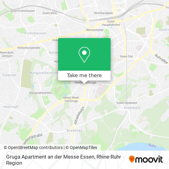 Gruga Apartment an der Messe Essen map