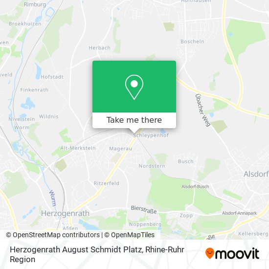 Herzogenrath August Schmidt Platz map
