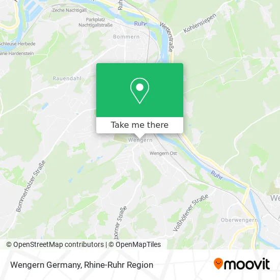 Карта Wengern Germany
