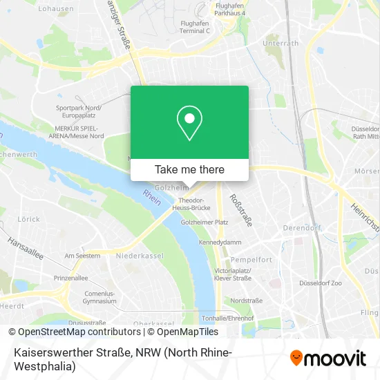 Карта Kaiserswerther Straße