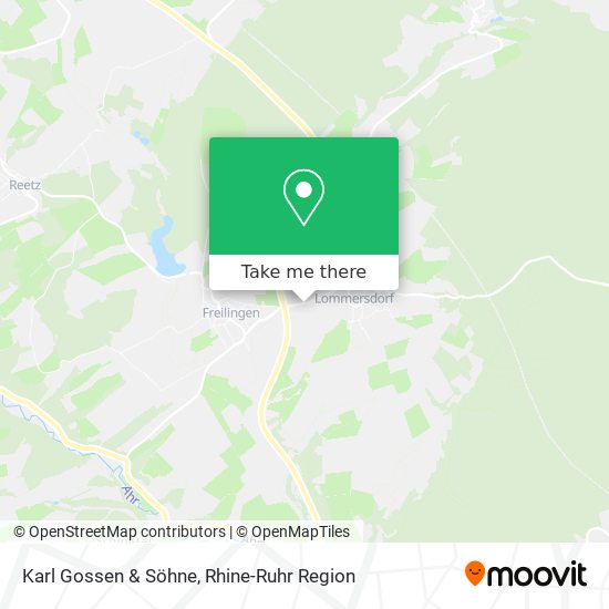 Karl Gossen & Söhne map