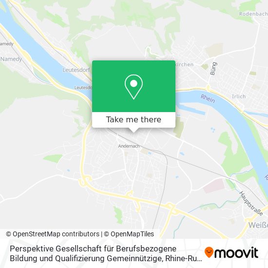 Perspektive Gesellschaft für Berufsbezogene Bildung und Qualifizierung Gemeinnützige map